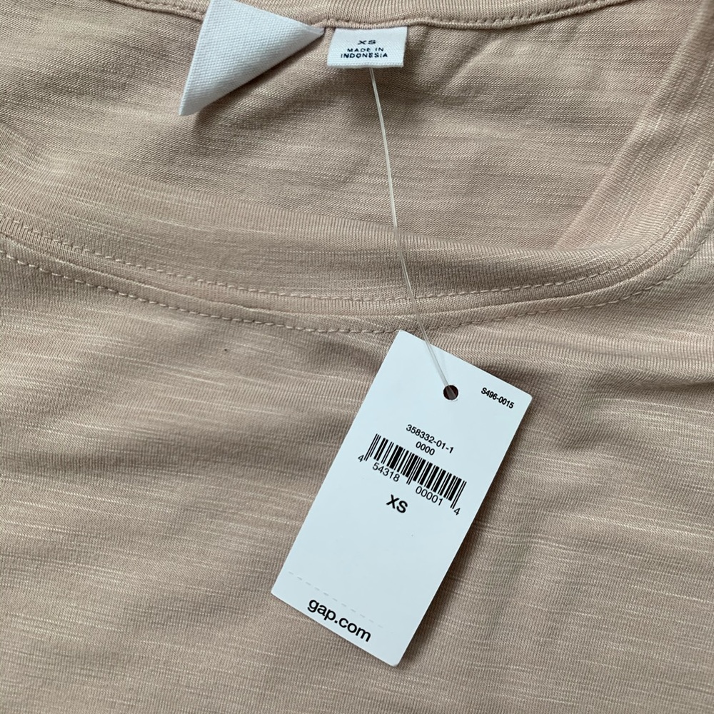 Gap Blush Pink Tunic Top XS - Picture 6 of 8